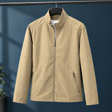 Cameron Stand Collar Jacket - Khaki