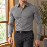 Gaultier Stretch Shirt - Gray