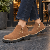 Bellucci Suede Ankle Boots - Light Brown