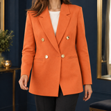 Armelle Tailored Blazer - Orange (standard)