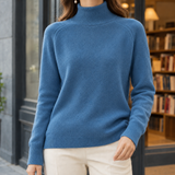 Anouska-Rae Turtleneck Sweater - Haze Blue
