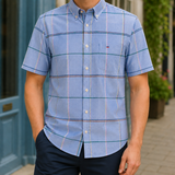 Nash Button-Down Shirt - Dark Blue