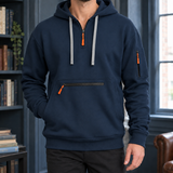 Armel Utility Hoodie - Navy Blue