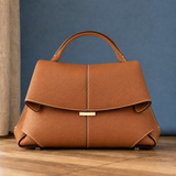 Serrano Sculpted Handbag - Brown