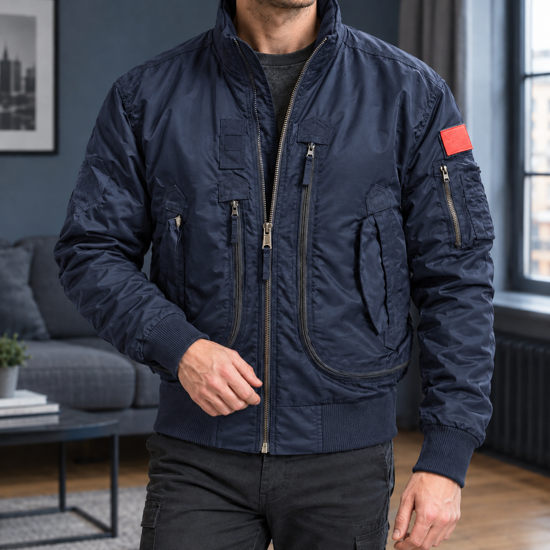 Malcolm Tactical Jacket - Blue