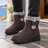 Veralli Quilted Winter Boots - Brown