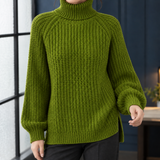 Teresa Turtleneck Sweater - Olive Green