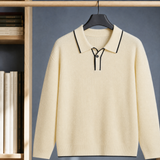 Augustus-Rhys Polo Sweater - Apricot