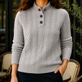 Nerissa-Claire Cashmere Sweater - Gray