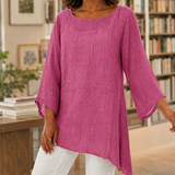 Liora-Hope Boat Neck Top - Pink