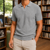 Otto Textured Polo - Gray