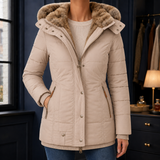 Renata-June Hooded Jacket - Beige