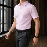 Orion Slim Shirt - Short Sleeve Shirt Pink