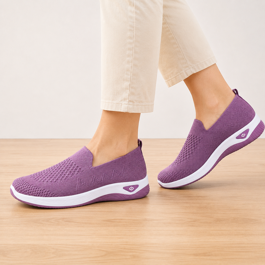 Delano Slip-On Sneakers - Amethyst Purple