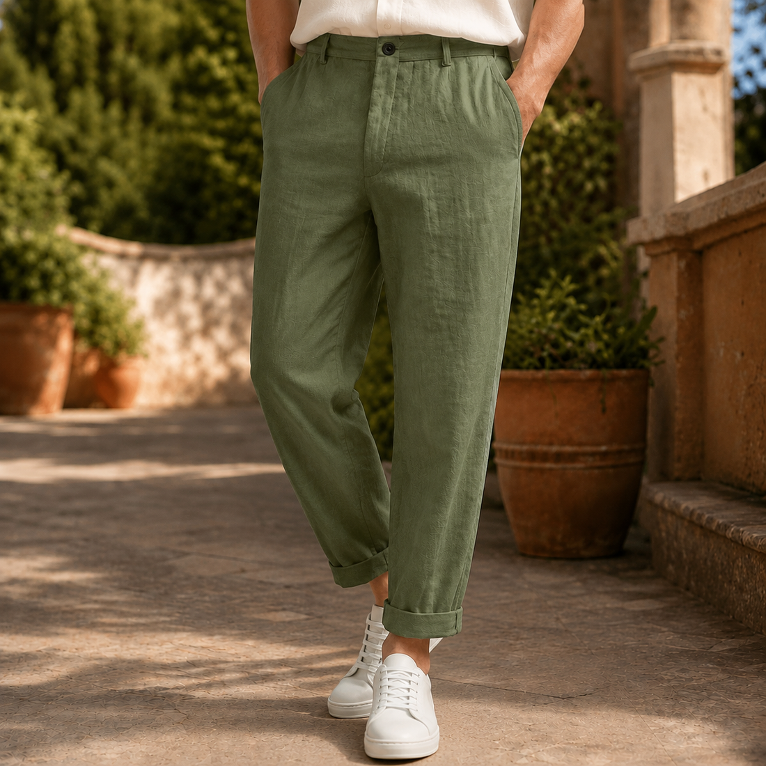August Tapered Pants - Green