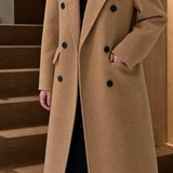 Savannah-Kate Double-Breasted Coat - Camel