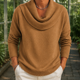 Stellan Cowl Sweater - Brown