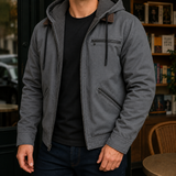 Zachary Hooded Jacket - Gray