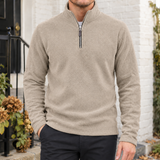 Renard Quarter Zip Top - Khaki