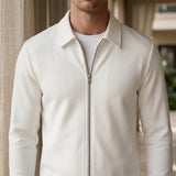 Dorian Waffle Zip Jacket - Lead Product Detail