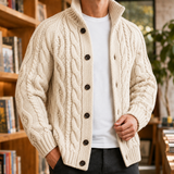 Maxim Cable Knit Sweater - Beige