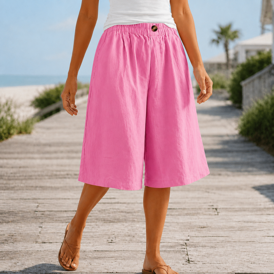 Florence Relaxed Shorts - Pink