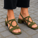 Vercelli Orthopedic Sandals - Olive