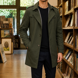 Thaddeus Trench Coat - Armeegrün