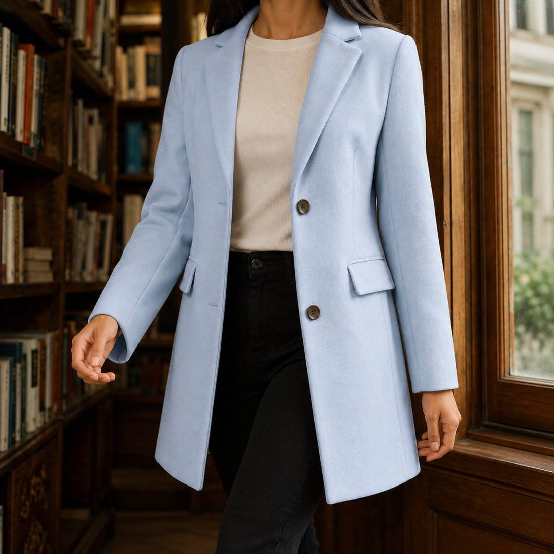 Alessia Tailored Jacket - Blue