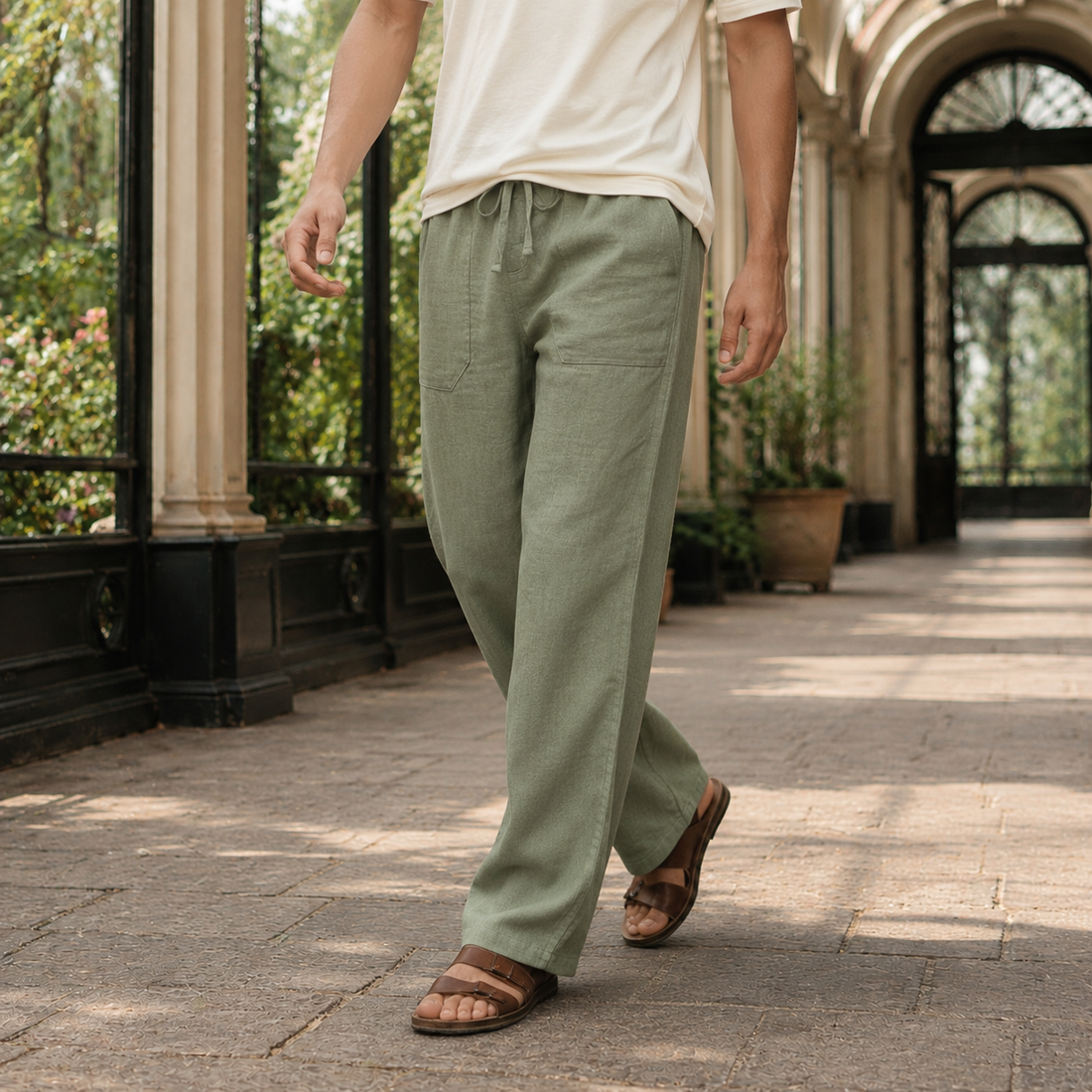 Mason Relaxed Pants - Green