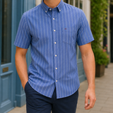 Nash Button-Down Shirt - Blue