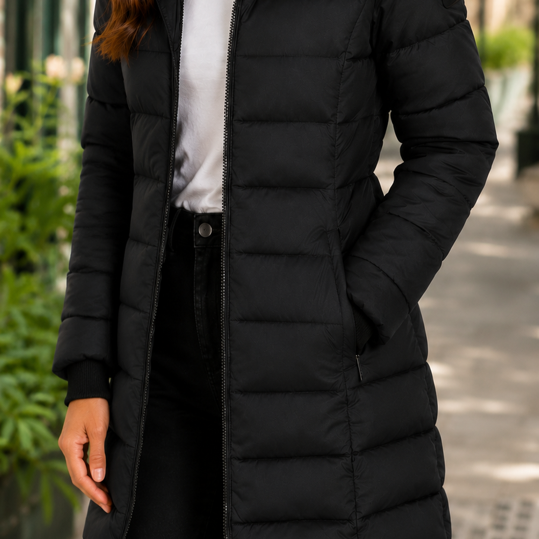 Dahlia-Claire Quilted Jacket - Black