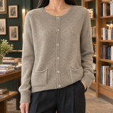Eliana Pocket Cardigan - Raw Camel