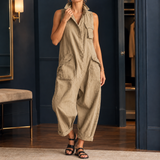 Shannon-Jade Utility Jumpsuit - Khaki